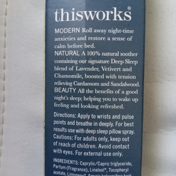 Thisworks Deep Sleep Breathe In .27 oz new in box - Picture 4 of 5